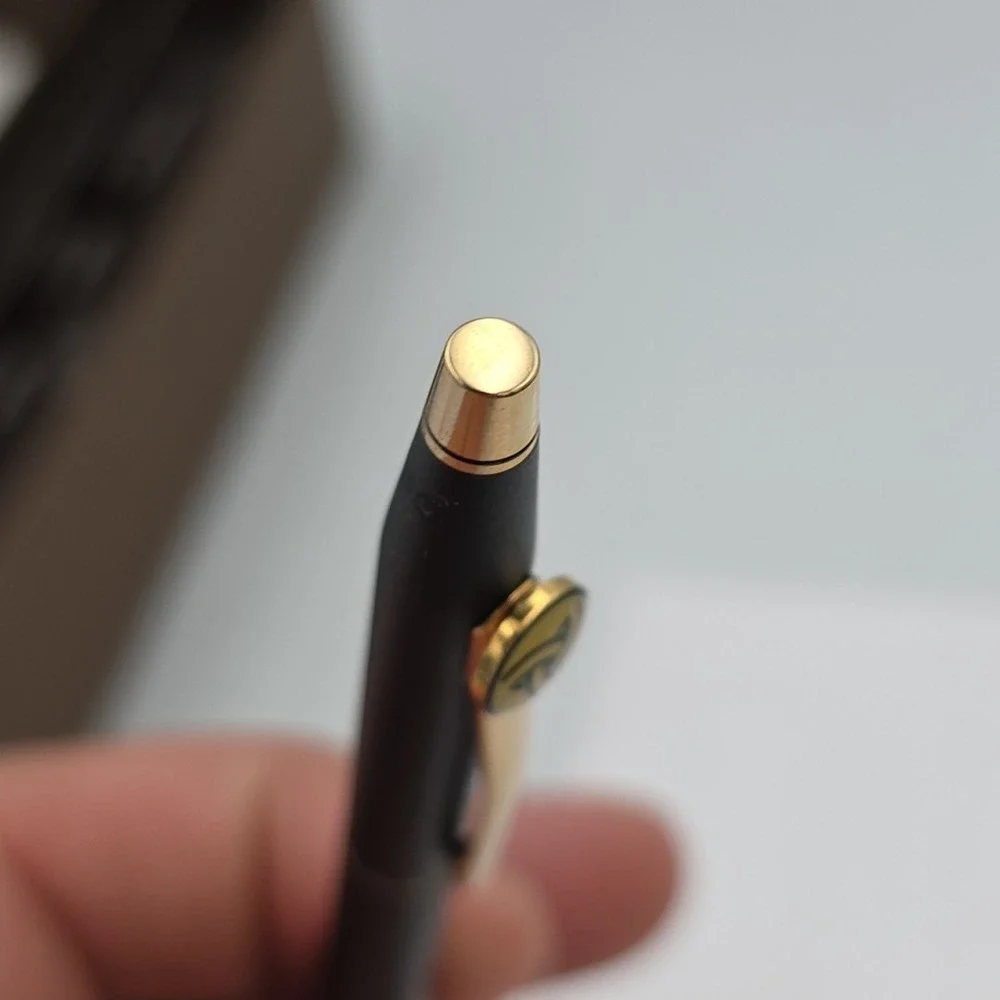 Cross Classic Century Ballpoint Pencil & Pen Satin Black Finish Great Condition